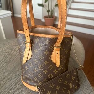 Authentic Louis Vuitton Petite Bucket